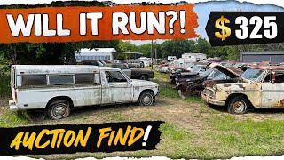 JUNKYARD Chevy Luv Camper WILL IT RUN [upl. by Adeuga233]