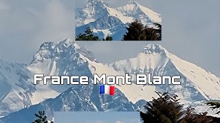 France Mont Blanc 🇫🇷 view  Taken at Commugny Switzerland 🇨🇭 NORAIHASVLOG [upl. by Carlisle]