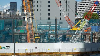 【TOKYO TORCH／東京駅前常盤橋プロジェクト】高さ日本一385mの超高層ビル「Torch Tower（トーチタワー）」の建設状況（2024年8月25日） [upl. by Arral]