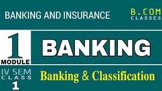 Banking and InsuranceTypes of Bank BCom Class Kerala University [upl. by Cruz970]