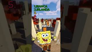 NON dire la mia stessa cosa tiktok shortsyoutube inganno spongebob minecraftshorts minrcraft [upl. by Claretta323]