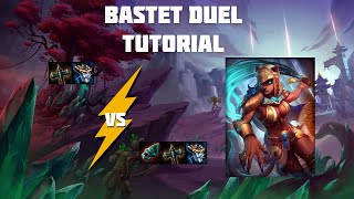 Bastet Duel Tutorial and Secret Build  Smite Masters Duel Season 11 [upl. by Ciro545]