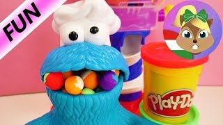 PlayDoh Sütiszörny túlzásba viszi az evést – túl sok gyurmát akar  PlayDoh cukorkagyár magyar [upl. by Lona]