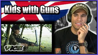 US Marine Reacts to Kids with Guns Documentary British Cadets [upl. by Anires658]