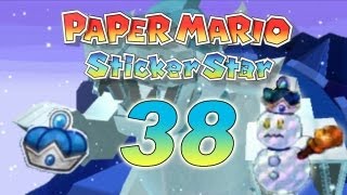 PAPER MARIO STICKER STAR 📄 38 Royaler Bowser Snow StatueMizzter Blizzard Fight [upl. by Kinnie766]