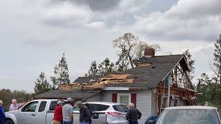 3272021 Middlefork  Lexington TN Tornado Damage To Numerous Structures [upl. by Michelina949]