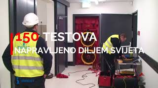 Blower Door Test hrvatski [upl. by Attenev]