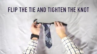 How to Tie a PreTied Childrens Necktie [upl. by Sara]