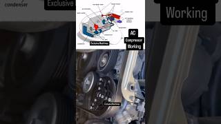 Ac compressor working process trending informative automobile carslover mechanic viralshort [upl. by Gassman491]