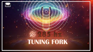 285 Hz Tuning Fork Healing Frequency Heal Damage in the Body and Full Body Aura Cleanse [upl. by Leamse]