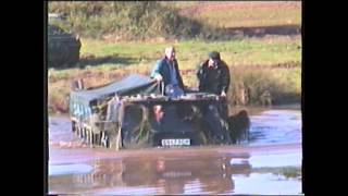 Alvis Stalwart FV620 Swimming  Playing in Mud Shobdon Sept 1993 [upl. by Nas]