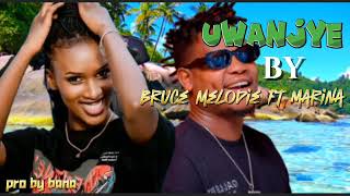 UWANJYE by  Bruce Melodie ft marina official videonew song [upl. by Beore]