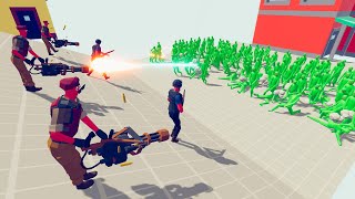 Zombie 100 Units vs Army Soldier  Totally Accurate Battle Simulator TABS [upl. by Oecile]