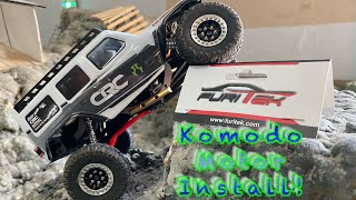 SCX24 Brushless Outrunner Motor Install How To install the Furitek Komodo motor [upl. by Notelrac710]