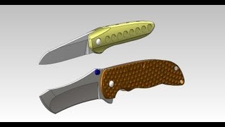 Knifemaking Tuesdays Week 51  Designing my Integral knife [upl. by Adnirak]