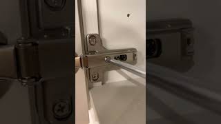 How to Adjust Salice Cabinet Door Hinges [upl. by Llerdnod]