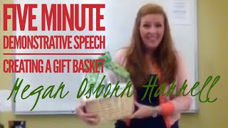 Five Minute Demonstrative Speech [upl. by Cristal]