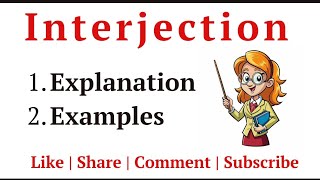 What is Interjection Interjection ExamplesUrduHindi [upl. by Cathee]