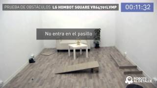 Prueba de Obstáculos LG Hombot Square VR64701LVMP [upl. by Akemhs]