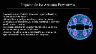 4 Impacto de las acciones preventivas y correctivas en el éxito del proyecto [upl. by Raji]