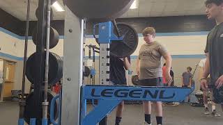 maxing out squat at football workouts [upl. by Ateval]