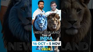 New Zealand Tour of India ytshorts shortvideo nzvsind [upl. by Nickey]