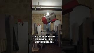 Cheapest Hostel in Jerusalem travel vlog israel [upl. by Ahsatsan847]