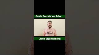 Oracle Recruitment Drive  Oracle Biggest Hiring  BEBTECH  Direct Hiring  Salary 2050KMonths [upl. by Sommer]