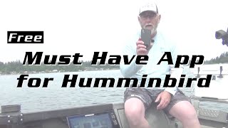 Must Have App for Humminbird [upl. by Ahsiet205]