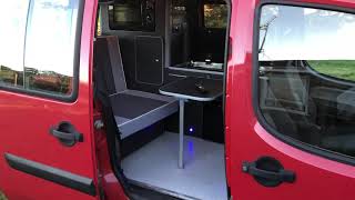 Fiat Doblo Berlingo Kangoo camper campervan conversion [upl. by Mccullough]