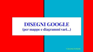 Google Disegni per creare mappe [upl. by Dnomyad377]