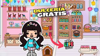 🍭🍬Tienda de GOLOSINAS GRATIS en Toca Life World 🍭🍬 [upl. by Bora]