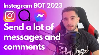 Instagram DM and COMMENT bot with python 2023 python instagram [upl. by Arrait951]