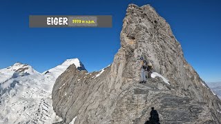 Eiger Grań Mittellegi Alpy Szwajcaria 2023 Mittellegigrat [upl. by Siroval140]