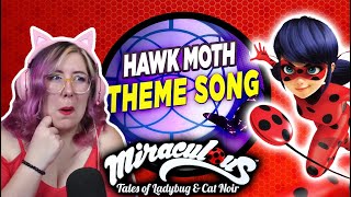 HAWK MOTH THEME SONG REACTION  MIRACULOUS React  Zamber [upl. by Stier844]