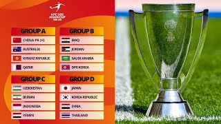 🟠 Draw Result  AFC U20 Asian Cup 2025 Group Stage  AFC U20 Asian Cup Group Stage Draw [upl. by Hazem612]