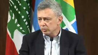 Sleiman Frangieh Press Conference Part 1wmv [upl. by Garvin434]