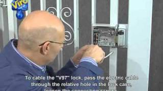 Electric lock Viro V97 installation [upl. by Arihsat376]