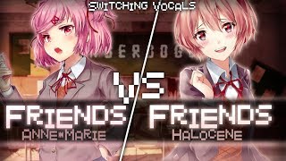 ◤Nightcore◢ ↬ FRIENDS Switching Vocals  HALOCENE COVER [upl. by Ilyssa]