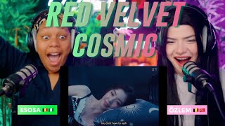 Red Velvet 레드벨벳 Cosmic MV  Performance Video reaction [upl. by Oizirbaf478]