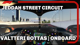 Formula 1 POV  Jeddah Street Circuit Hotlap  Valtteri Bottas Onboard  Saudi Arabia Corniche [upl. by Ruskin]