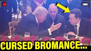 Elon Caught CUDDLING UP to Trump at MarALago [upl. by Noraf426]