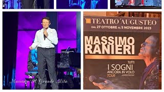 Concerto di Massimo Ranieri Teatro Augusteo Napoli 29 ottobre 2023 [upl. by Yecniuq97]