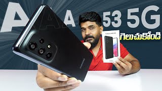 Samsung Galaxy A53 5G Review  in Telugu [upl. by Raphaela]