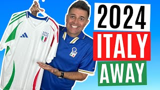 2024 UEFA EURO KIT 🇮🇹 Adidas 2024 Italy Away Shirt Review [upl. by Aniral163]