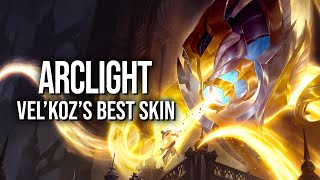 Arclight Velkoz makes a dark monster into a light monster  skin quick review shorts [upl. by Ohcirej]