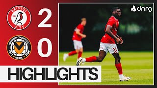 Wells amp Armstrong on scoresheet 💥 Bristol City 20 Newport County  Highlights [upl. by Lune825]