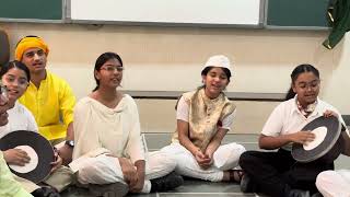 Ae bharat maa teri maati tera aadesh pehle group song by Stnd IX students filled with patriotism [upl. by Daley878]