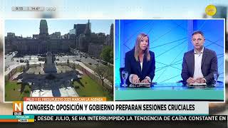 Congreso oposición y gobierno preparan sesiones cruciales por el presupuesto │N800│ 090924 [upl. by Adihsaar974]