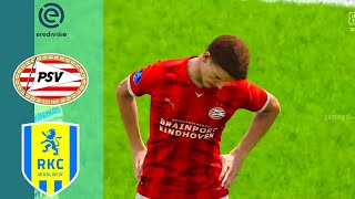 Highlights PSV  RKC Waalwijk  Eredivisie 20242025 [upl. by Kling]